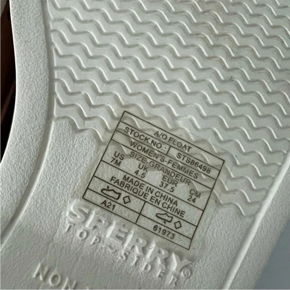 DUSTY ROSE SPERRY FLOAT SIDER SLIP ON WATER PROOF SHOES SIZE 9 WOMEN UNISEX - Picture 3 of 11